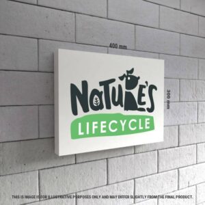 Aluminum Tray Sign Printed