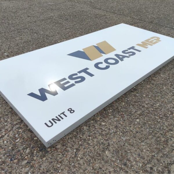 Aluminum Tray Sign Printed - Image 3