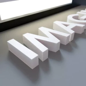 3mm Gold Mirror & Chrome Mirror Aluminum Composite Letters